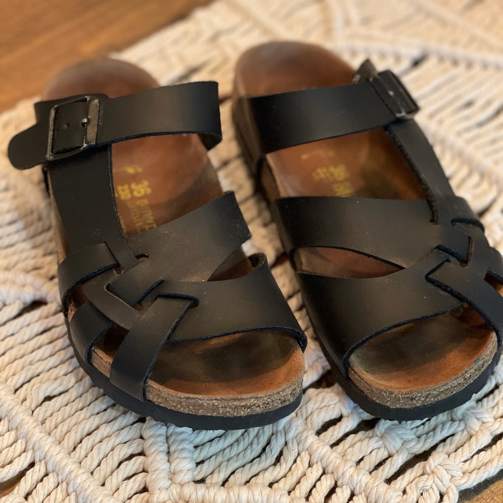 Birkenstock Black Leather